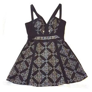 BCBG Maxazria cutout mini dress